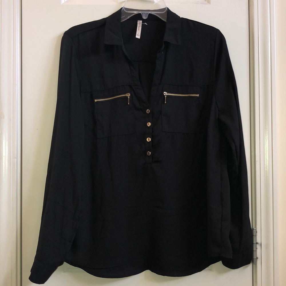 Black Long Sleeve Blouse
